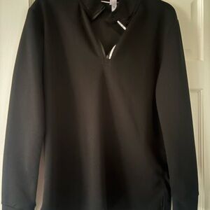 Express Men's Black Zip-Up Sweater